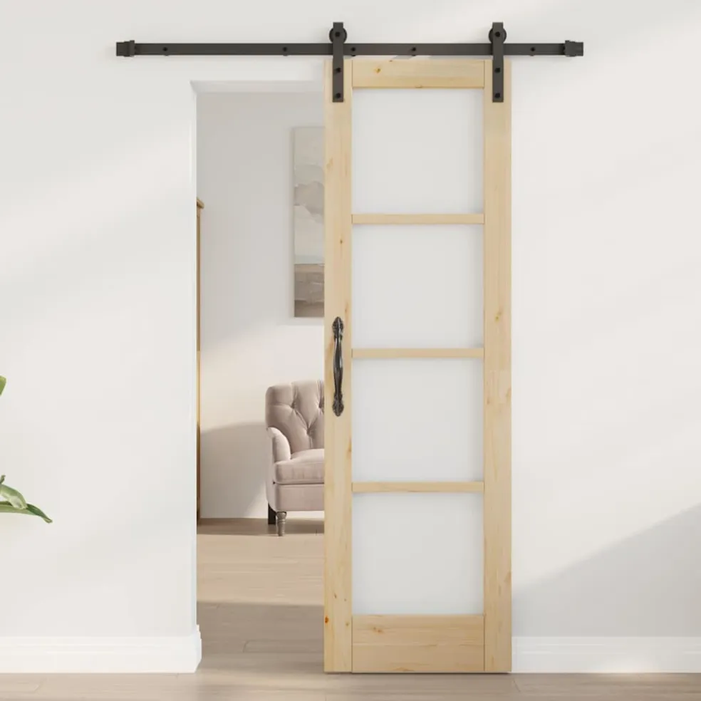 vidaXL Schuifdeur ORKDAL Naturel 61 x 198,5 cm