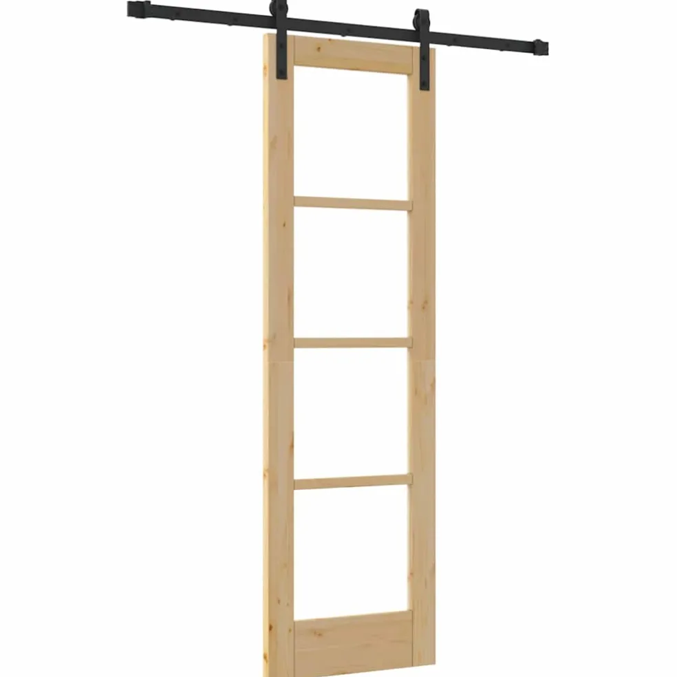 vidaXL Schuifdeur ORKDAL Naturel 61 x 198,5 cm