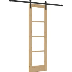 vidaXL Schuifdeur ORKDAL Naturel 61 x 198,5 cm