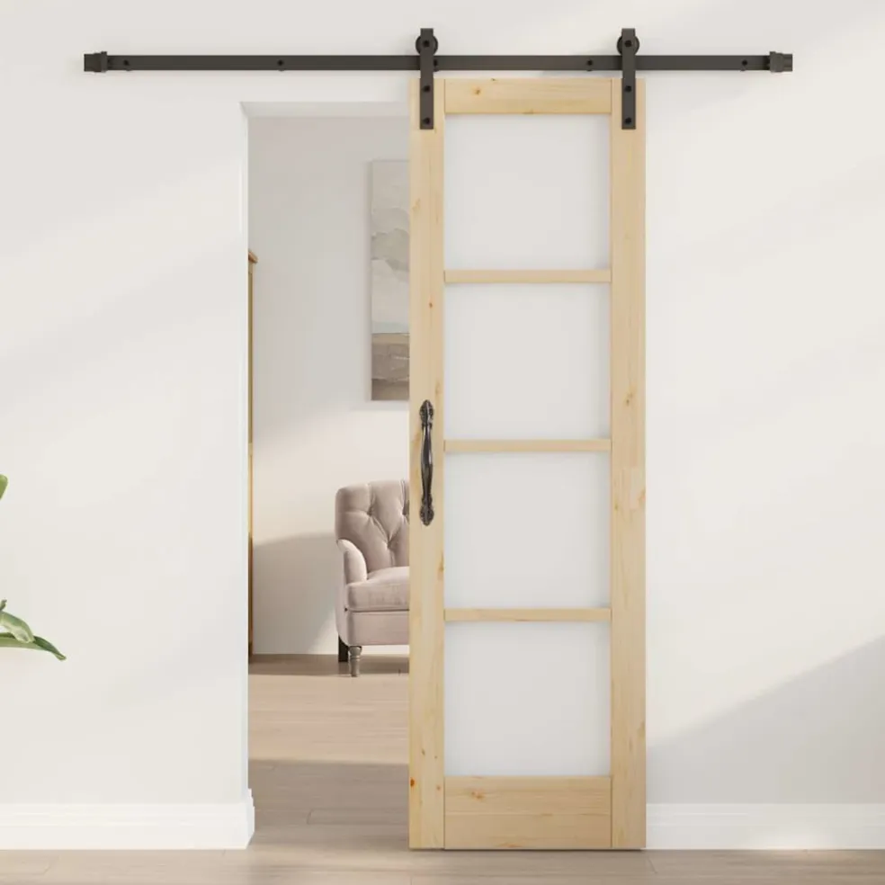vidaXL Schuifdeur ORKDAL Naturel 61 x 198,5 cm