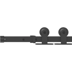 vidaXL Schuifdeur ORKDAL Wit 61 x 198,5 cm Massief grenenhout en glas