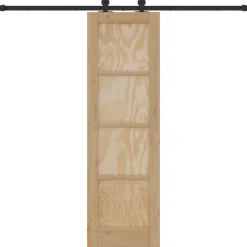 vidaXL Schuifdeur ORKDAL 61 x 198,5 cm Massief grenenhout Naturel