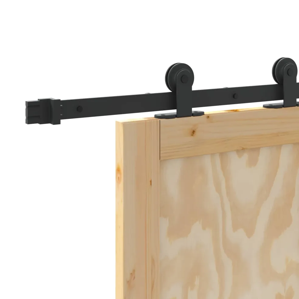 vidaXL Schuifdeur ORKDAL 61 x 198,5 cm Massief grenenhout Naturel