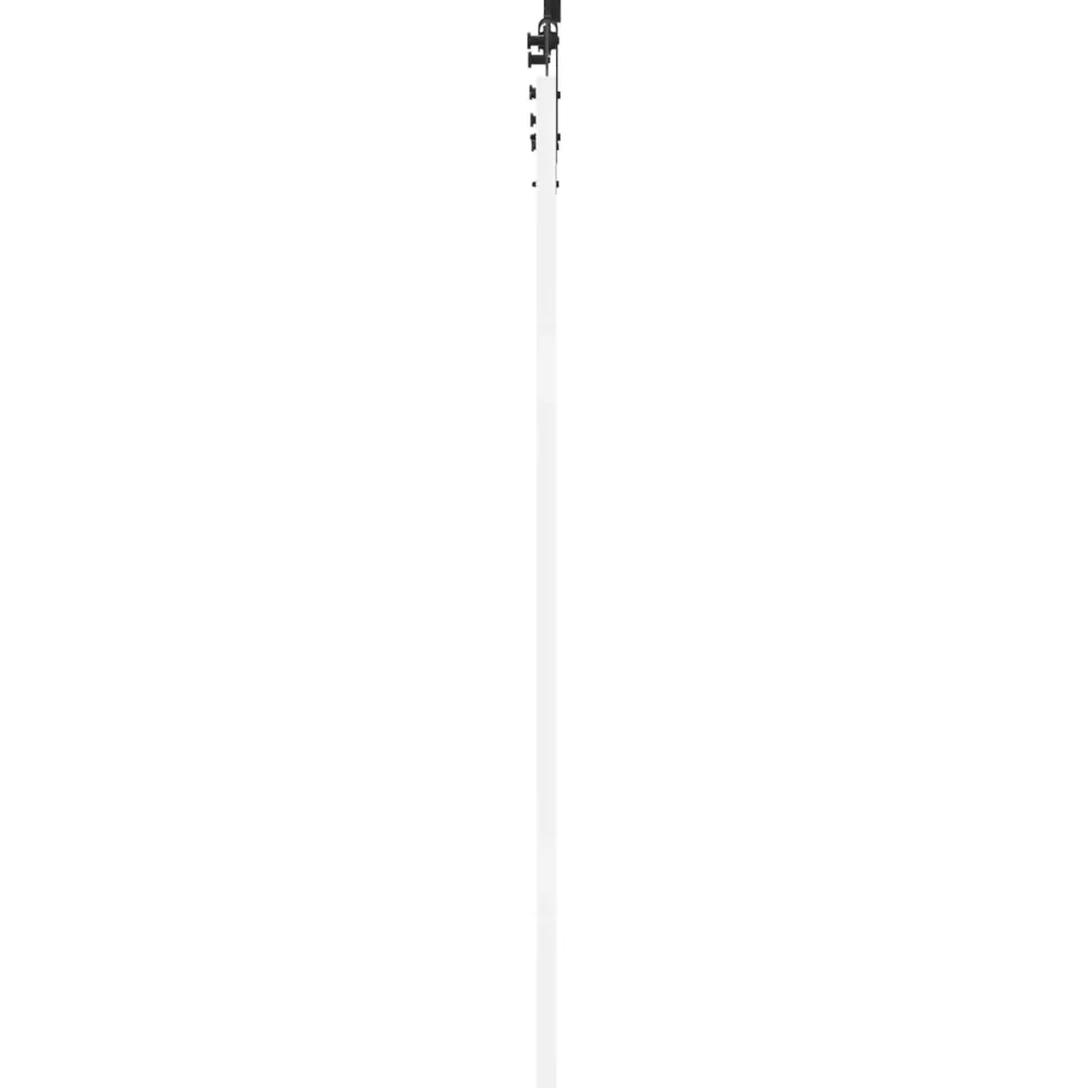 vidaXL Schuifdeur ORKDAL 83 x 202 cm Massief grenenhout Wit en zwart