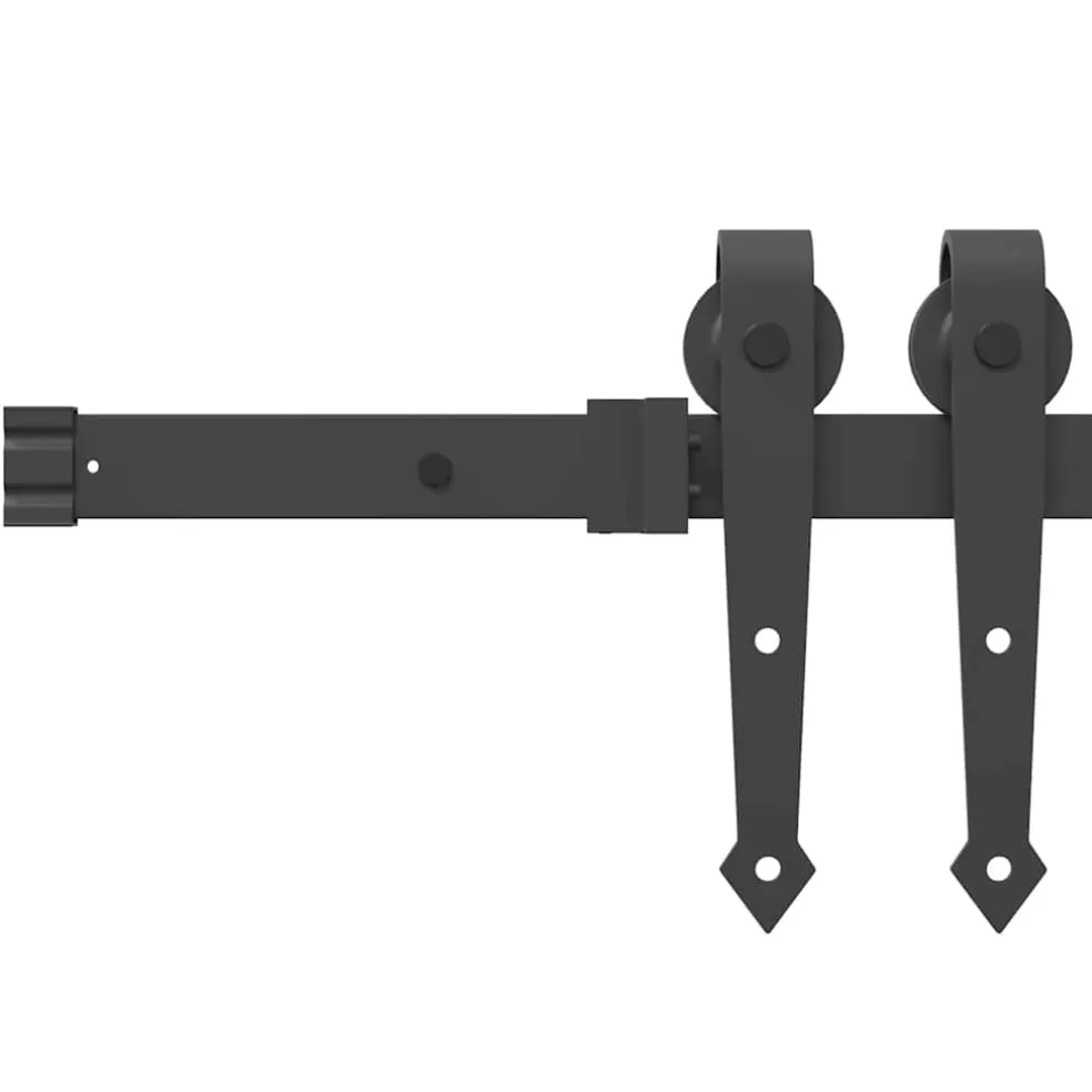 vidaXL Schuifdeur ORKDAL 61 x 198,5 cm Massief grenenhout en glas Wit