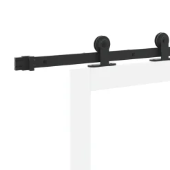 vidaXL Schuifdeur ORKDAL 61 x 198,5 cm Massief grenenhout en glas
