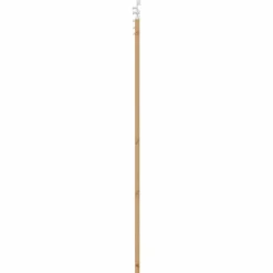 vidaXL Schuifdeur ORKDAL 61 x 198,5 cm Massief grenenhout en glas