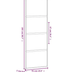 vidaXL Schuifdeur 76x205 cm gehard glas en aluminium zwart