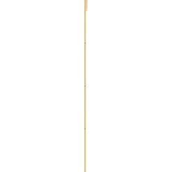 vidaXL Schuifdeur 76x205 cm helder ESG-glas en aluminium goudkleurig
