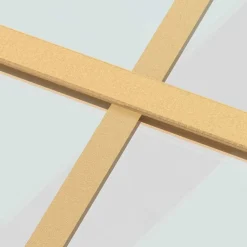 vidaXL Schuifdeur 76x205 cm helder ESG-glas en aluminium goudkleurig