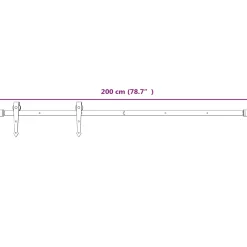 vidaXL Schuifdeur 80 x 210 cm Massief Grenenhout (Niet-Behandeld)