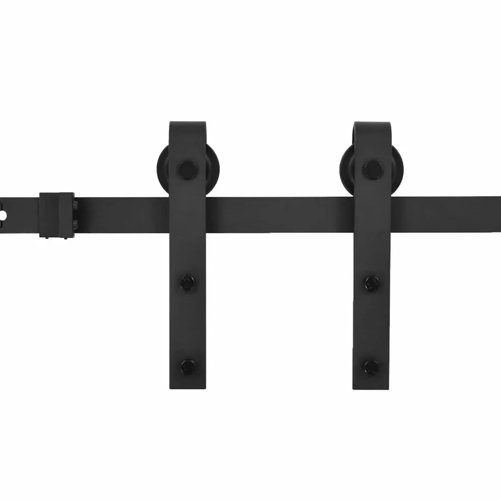 vidaXL Schuifdeur 85 x 210 cm Massief Grenenhout (Niet-Behandeld)