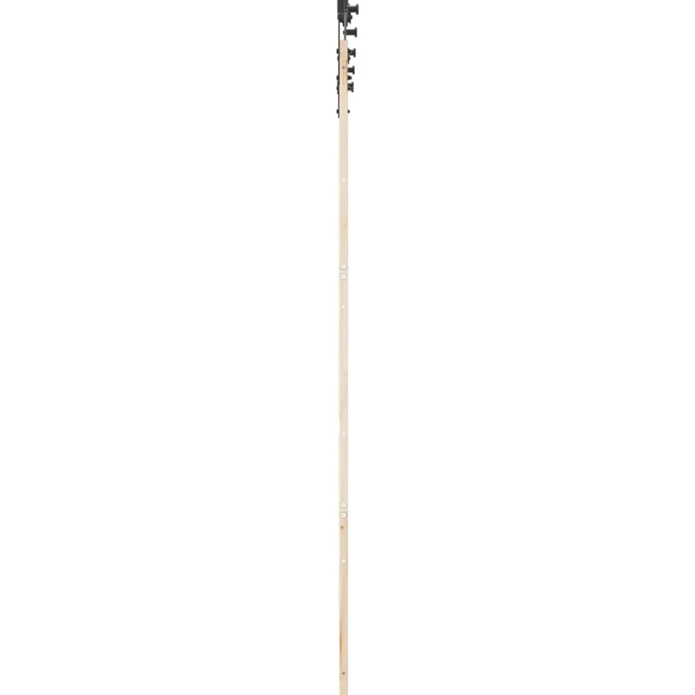 vidaXL Schuifdeur 100 x 208 cm Massief grenenhout Naturel
