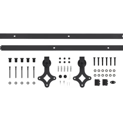 vidaXL Schuifdeur 80 x 210 cm Massief Grenenhout (Niet-Behandeld)