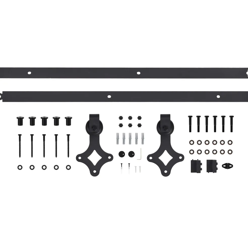 vidaXL Schuifdeur 80 x 210 cm Massief Grenenhout (Niet-Behandeld)