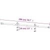 vidaXL Schuifdeur 95 x 210 cm Massief Grenenhout (Niet-Behandeld)