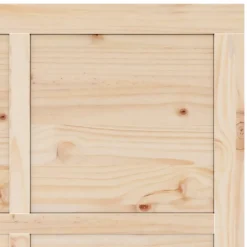 vidaXL Schuifdeur 100 x 208 cm Massief grenenhout Naturel