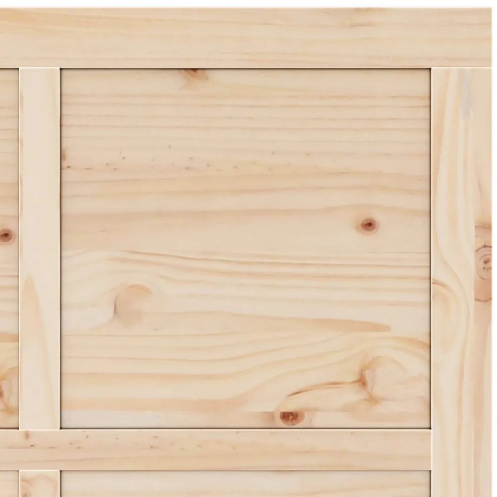 vidaXL Schuifdeur 100 x 208 cm Massief grenenhout Naturel