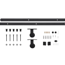 vidaXL Schuifdeur 100 x 208 cm Massief grenenhout Naturel