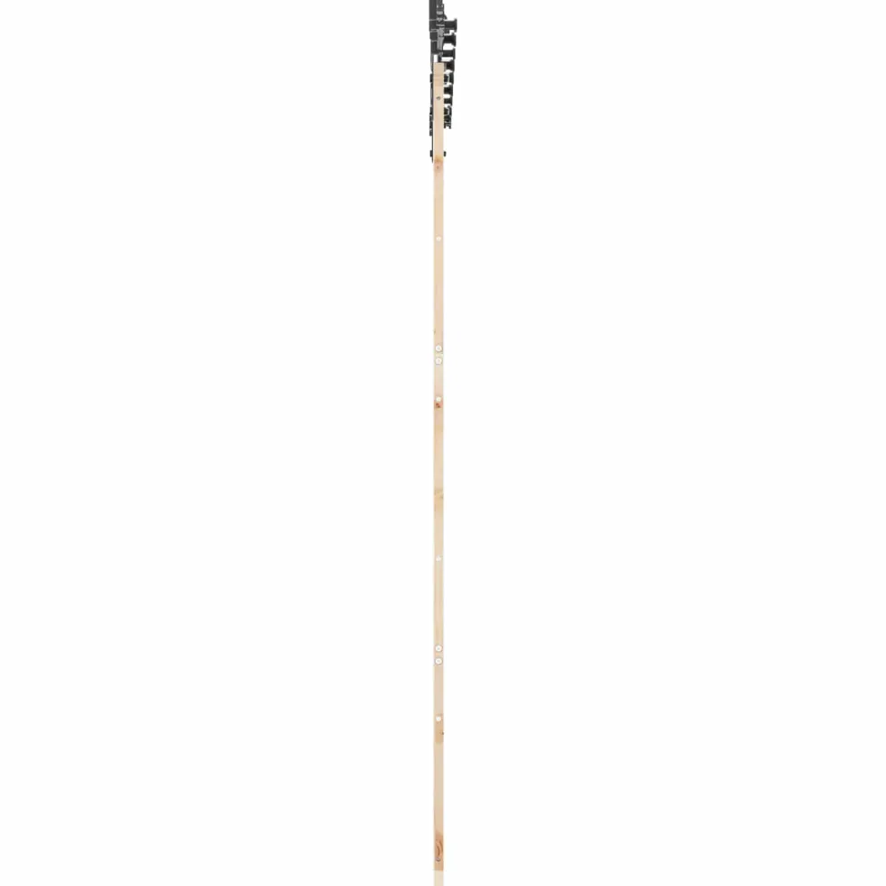 vidaXL Schuifdeur 100 x 208 cm Massief grenenhout Naturel