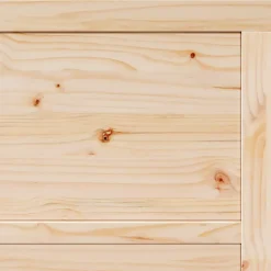 vidaXL Schuifdeur 100 x 208 cm Massief grenenhout Naturel