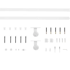 vidaXL Schuifdeur 80 x 210 cm Massief Grenenhout (Niet-Behandeld)
