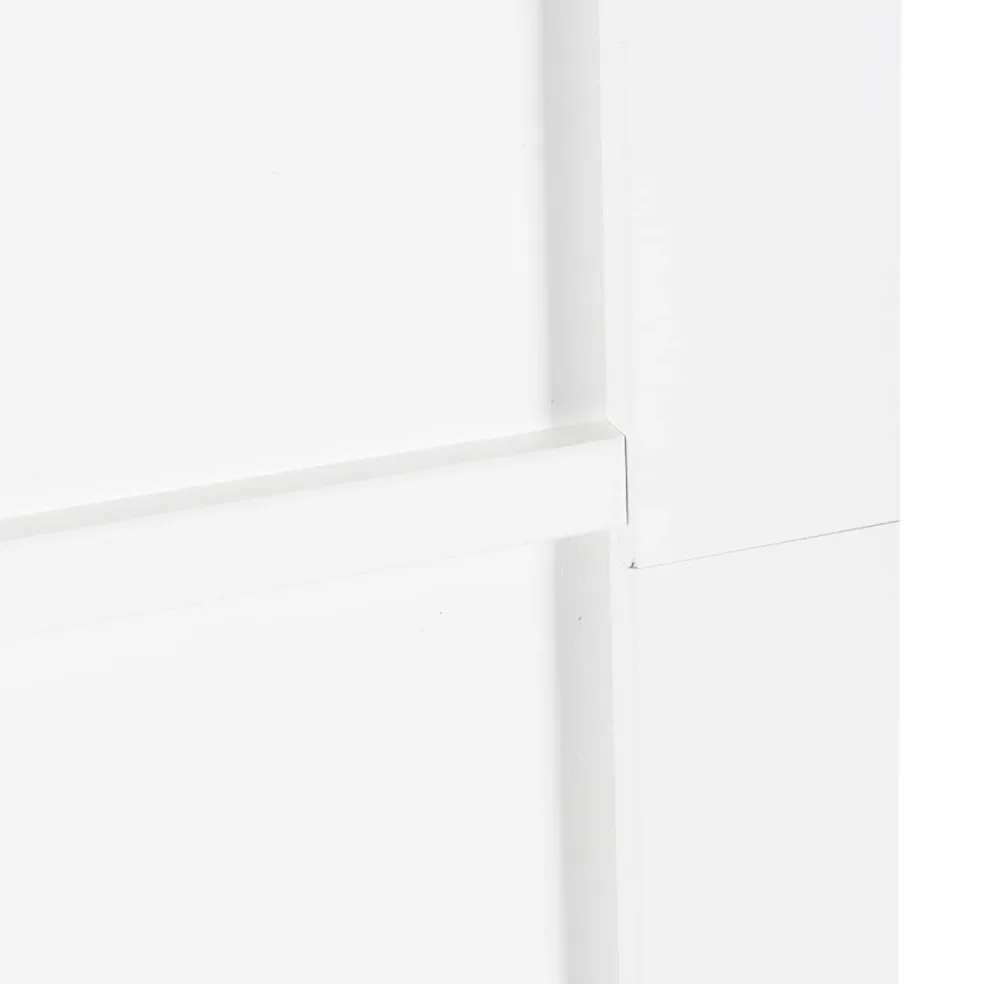 vidaXL Schuifdeur 83 x 202 cm Massief grenenhout Wit en zwart