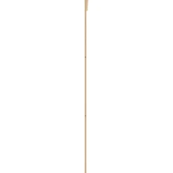vidaXL Schuifdeur 76x205 cm mat ESG-glas en aluminium goudkleurig