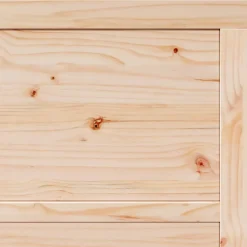 vidaXL Schuifdeur 100 x 2,5 x 208 cm Massief grenenhout Naturel
