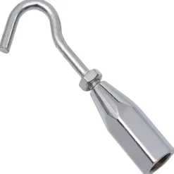 vidaXL Schuifhamer met haak 63 cm koolstofstaal