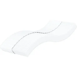 vidaXL Schuimmatras hardheid H2 H3 80x200 cm wit