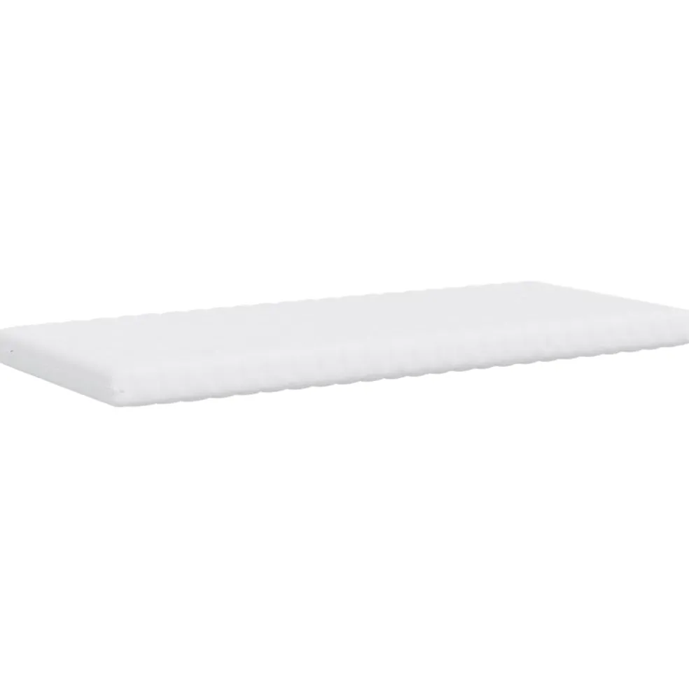 vidaXL Schuimmatras 7 zones hardheid 20 ILD 80x200 cm wit