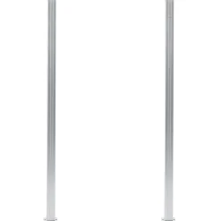 vidaXL Schuttingpalen 2 st 185 cm aluminium