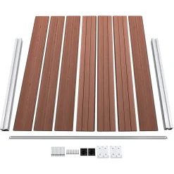 vidaXL Schuttingpanelenset 872x146 cm HKC bruin