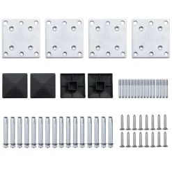 vidaXL Schuttingpanelenset 526x105 cm HKC zwart