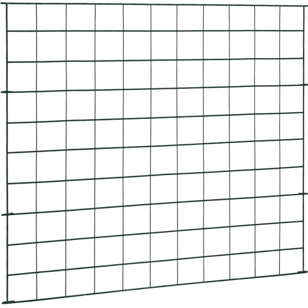 vidaXL Schuttingset 77,5x64 cm groen