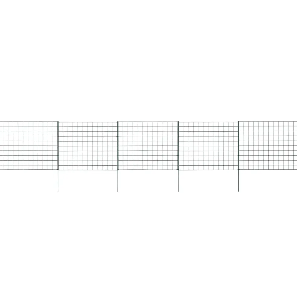 vidaXL Schuttingset 77,5x64 cm groen