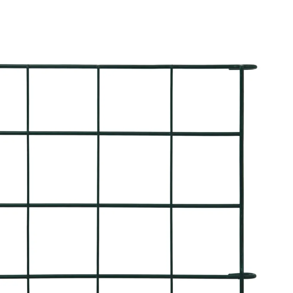 vidaXL Schuttingset 77,5x64 cm groen
