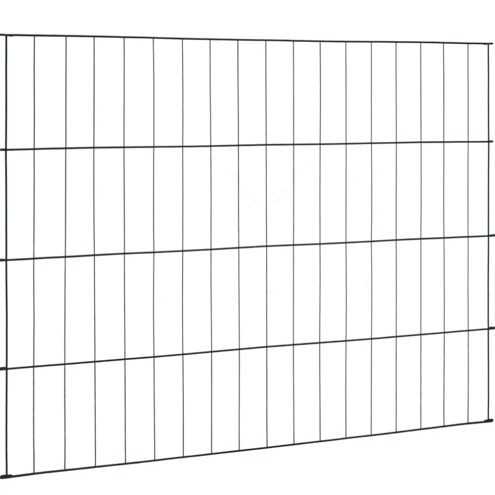 vidaXL Schuttingset 115x79 cm groen