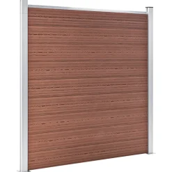 vidaXL Schutting 1564x186 cm HKC bruin