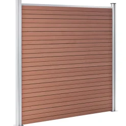 vidaXL Schutting 526x186 cm HKC bruin