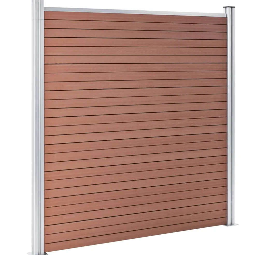 vidaXL Schutting 526x186 cm HKC bruin