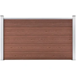 vidaXL Schutting 180x105 cm HKC bruin