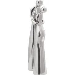 vidaXL sculptuur zilver 26 x 26 x 110 cm Aluminium