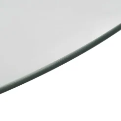 vidaXL Serveerbord draaiend 60 cm gehard glas transparant