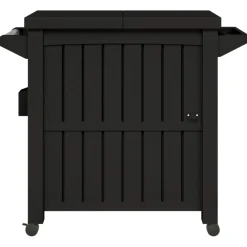 vidaXL Serveerwagen 3-in-1 polypropeen zwart