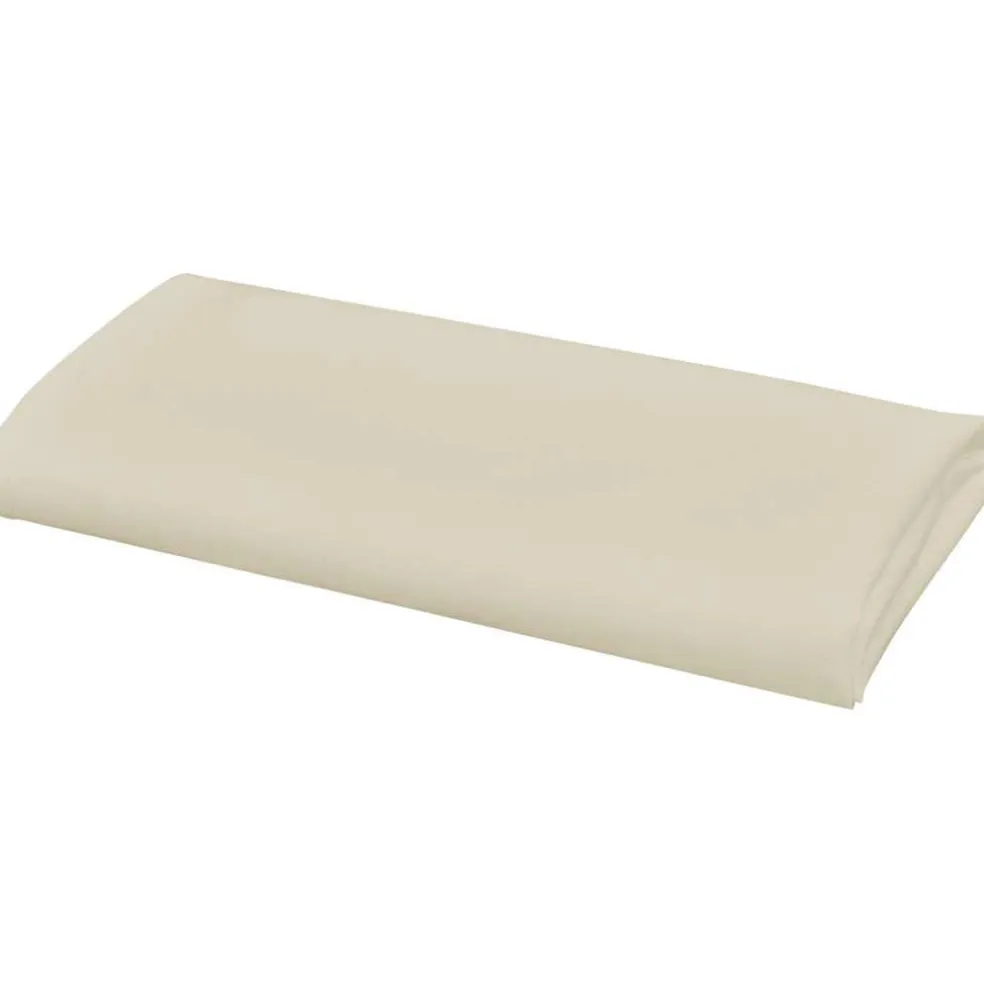 vidaXL Servetten 10 stuks créme 50x50 cm