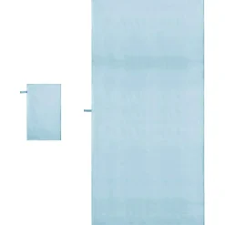 vidaXL Set van Sporthanddoeken 2 st Blauw 50 x 30 cm, 200 x 100 cm