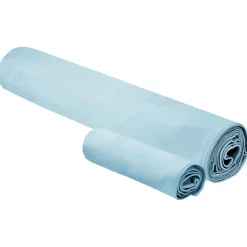 vidaXL Set van Sporthanddoeken 2 st Blauw 50 x 30 cm, 200 x 100 cm