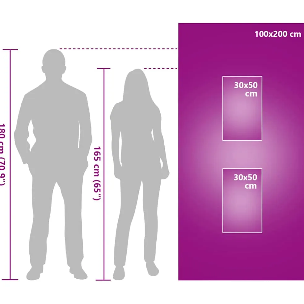 vidaXL Set van Sporthanddoeken 3 st Zwart 210 x 100 cm